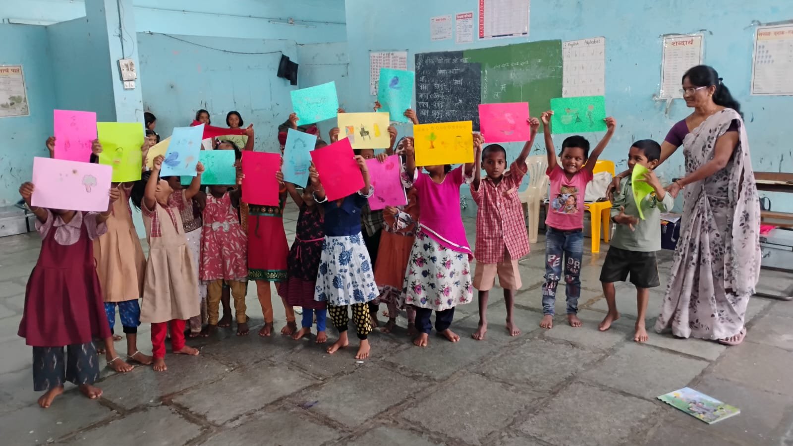 Storytelling session with children